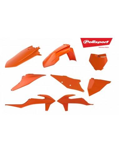 KIT PLASTIQUE SX-SXF Polisport - ORANGE