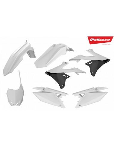 KIT PLASTIQUE RMZ POLISPORT - BLANC