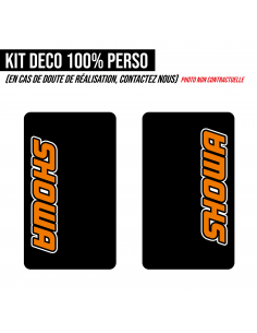 STICKERS FOURCHES 100% PERSO - HONDA