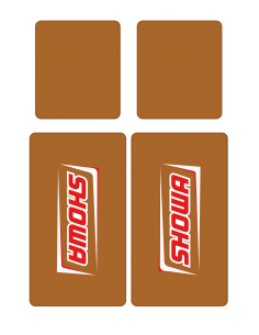 STICKERS DE FOURCHE - Couleur "SHOWA"