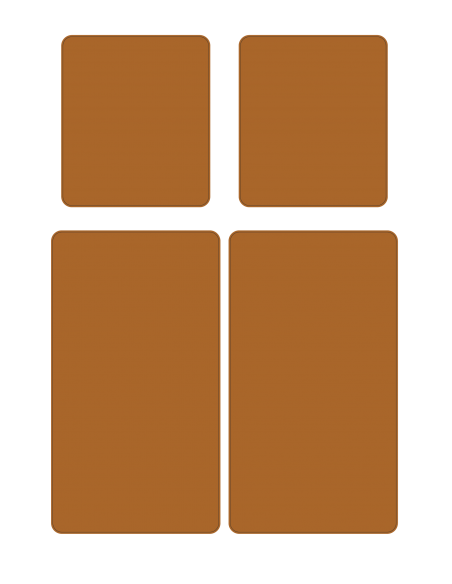 STICKERS DE FOURCHE 100% PERSO - Couleur "SHOWA"