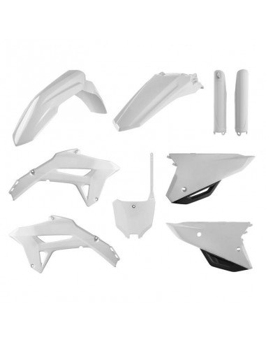 KIT PLASTIQUE HONDA Polisport - BLANC