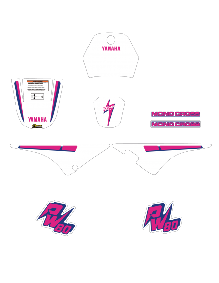 KIT DECO REPLICA 80 PW 1991