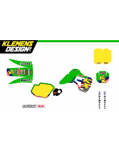 KIT DECO SEMI PERSO - KAWASAKI VINTAGE 2 2