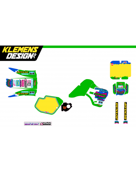 KIT DECO SEMI PERSO - KAWASAKI VINTAGE 3