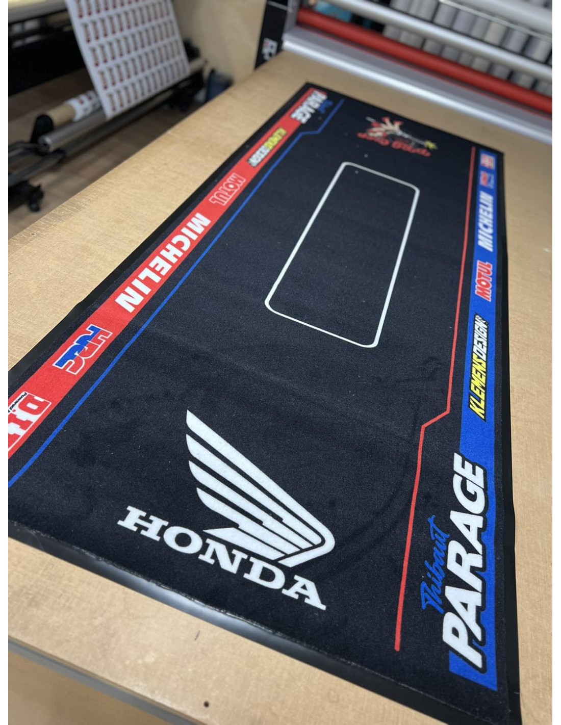 Tapis de garage pour moto honda - Équipement moto