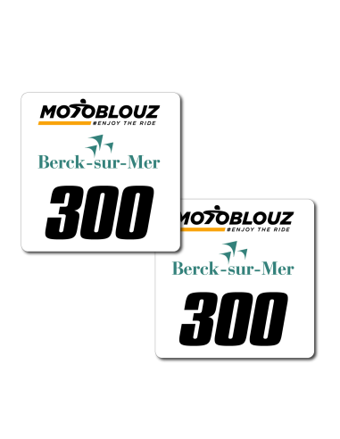 DOSSARDS AUTOCOLLANT - BERCK SUR MER