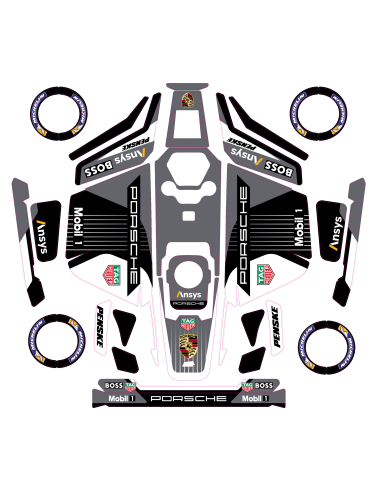 KIT DECO -  ROBOT DE TONTE MAMMOTION LUBA 3