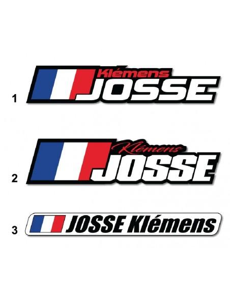 Stickers identité + Drapeau  Stickers identité + Drapeau