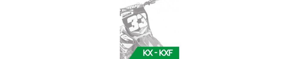 Kit déco motocross Kawasaki – Création graphique pour motocross Kawasaki