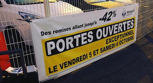 Création de banderoles publicitaires